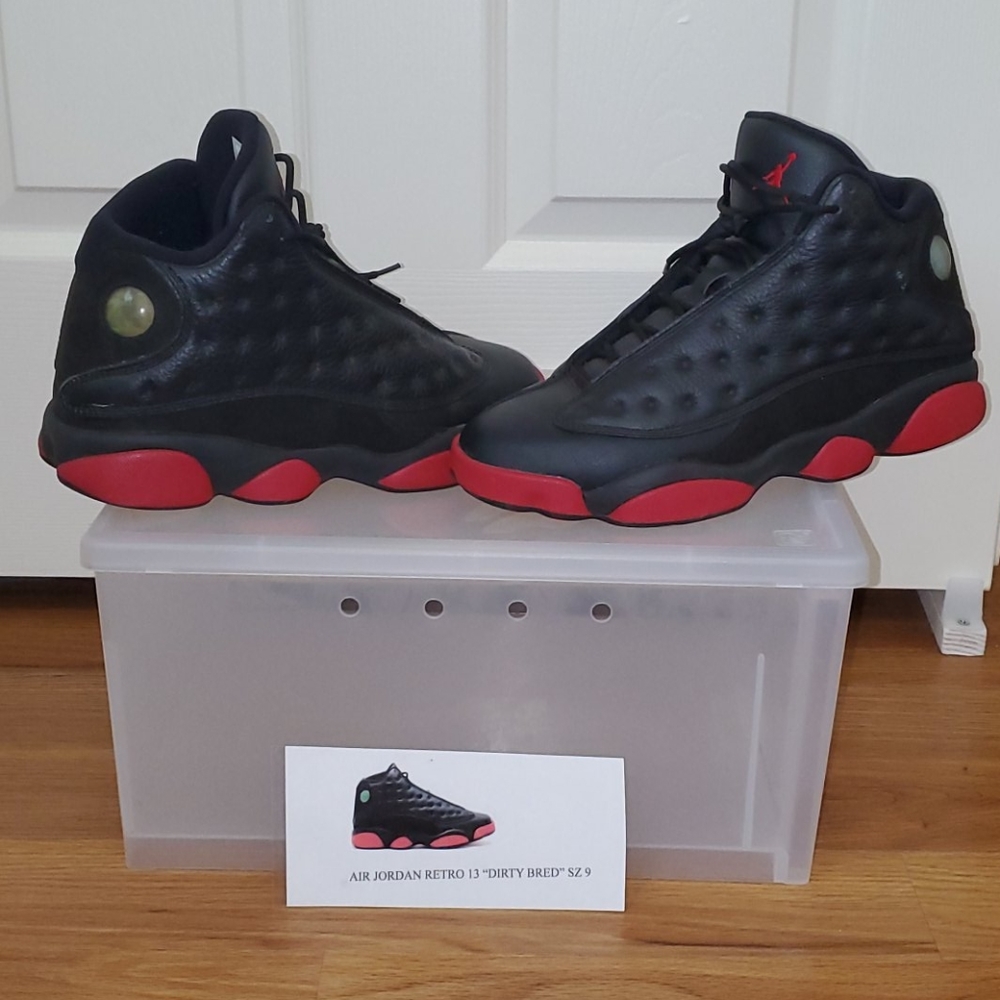 "Dirty Bred" Retro 13 size 9 US Mens